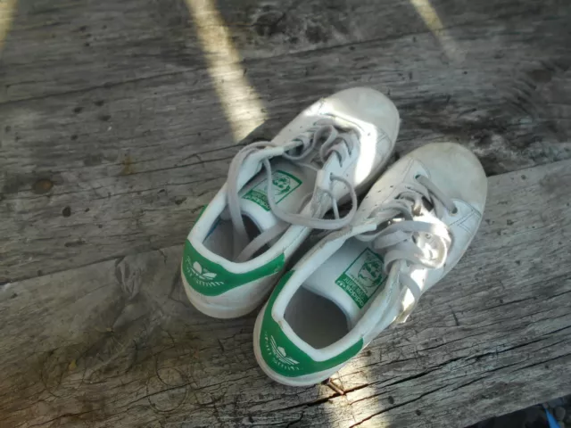 ADIDAS CUIR VINTAGE Stan Smith Vertes Collector Abe T 36 A 10 Fp