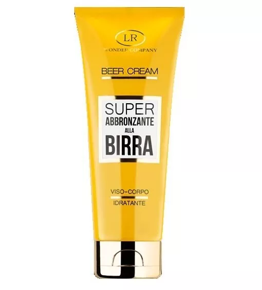 Beer Cream super abbronzante crema alla birra stimola abbronzatura