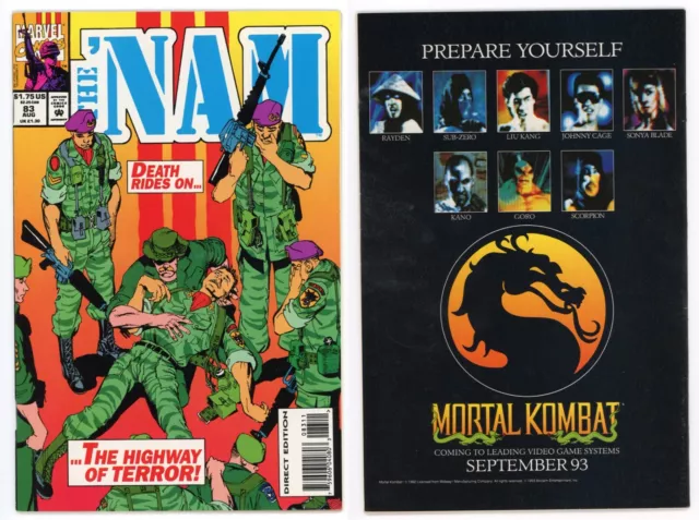 Nam #83 (VF/NM 9.0) RARE 2nd to FINAL Issue *LOW PRINT RUN* Army War 1993 Marvel