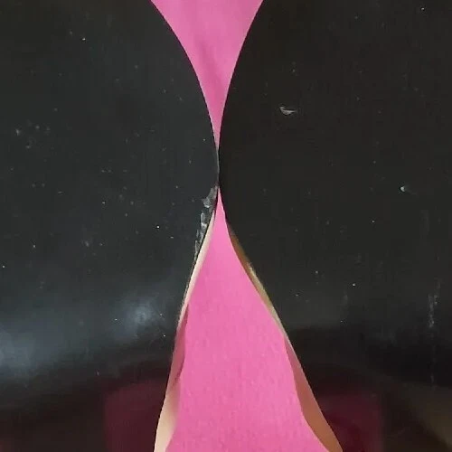 Scarpe plateau Go-Go Dollybird vintage anni '70 grigie in finta pelle super rare