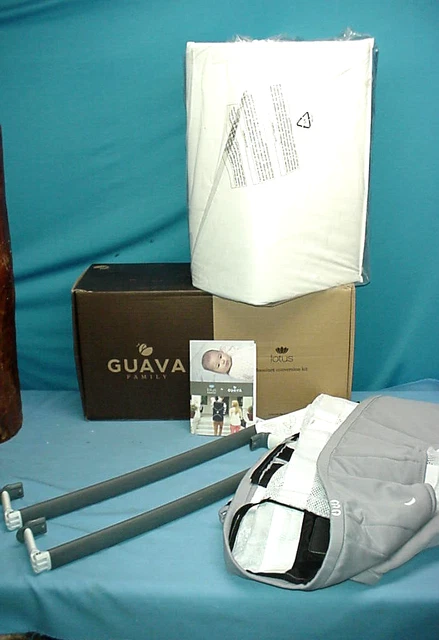 Guava Lotus Crib-to-Bassinet Conversion Kit - Light Use Grey