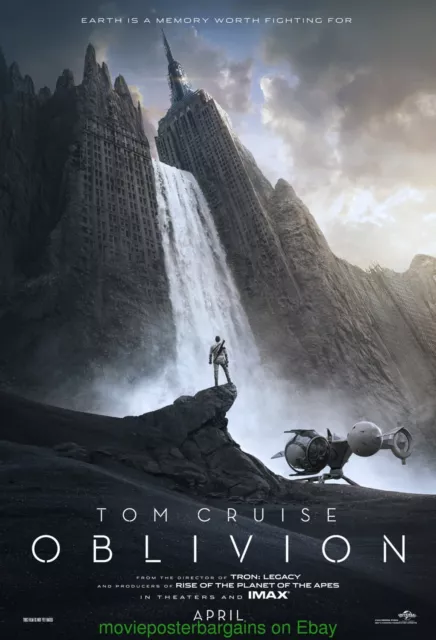 OBLIVION MOVIE POSTER DS 27x40 MINT Advance Style One Sheet TOM CRUISE 2013