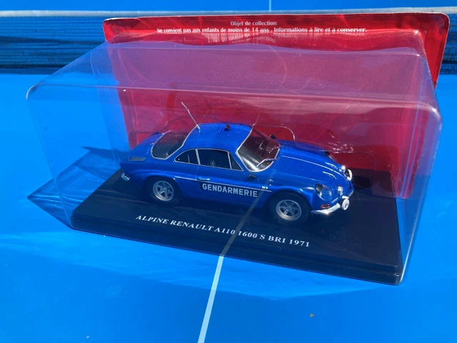 Alpine A110 1600S – Hachette Collections – Échelle 1/24 – Neuve – Bleue