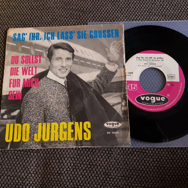 Udo Jürgens Ich Weiß Was Ich Will Text UDO JÜRGENS - Sag' ihr, ich lass sie salüssen 7' Single EUR 16,99
