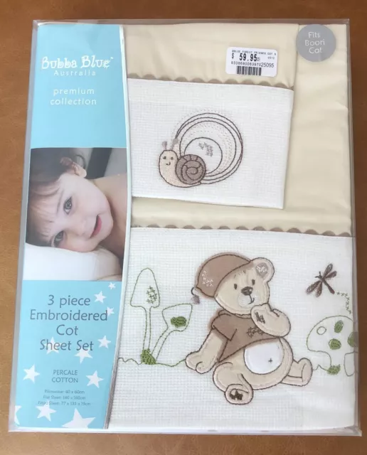 Bubba blue cheap cot set