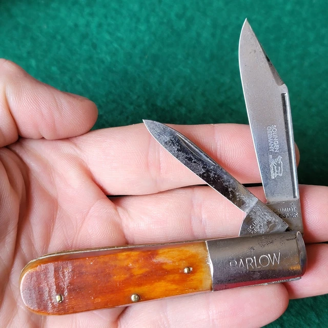 OLD VINTAGE ANTIQUE Schmidt Ziegler Solingen Germany Barlow Jack Pocket