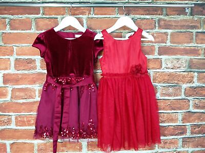 Le ragazze Bundle età 4-5 anni M&S H&M Dress Set occasione partito Sparkle Bambini 110CM