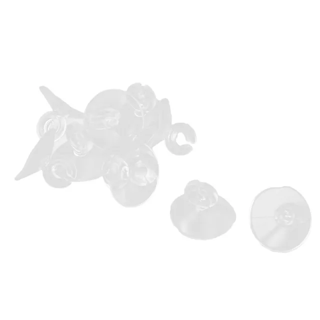 Fish Tank Aquarium Airline Air Hose Tubing Holder Suction Cups 27mm Dia 10pcs