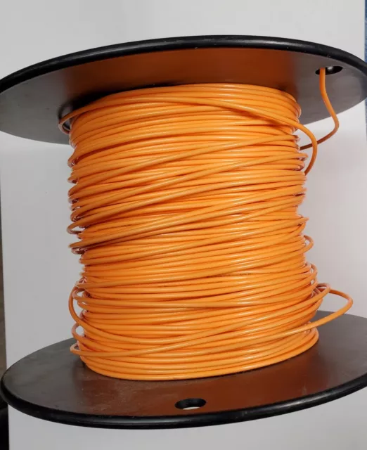 16 AWG  Orange Mil-Spec M22759/11 (PTFE) Stranded Silver Plated Copper, 10 ft