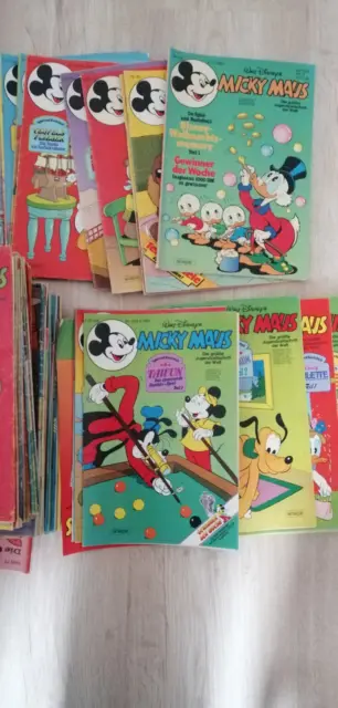 Konvolut Micky Maus Comic Hefte 1973 - 1984
