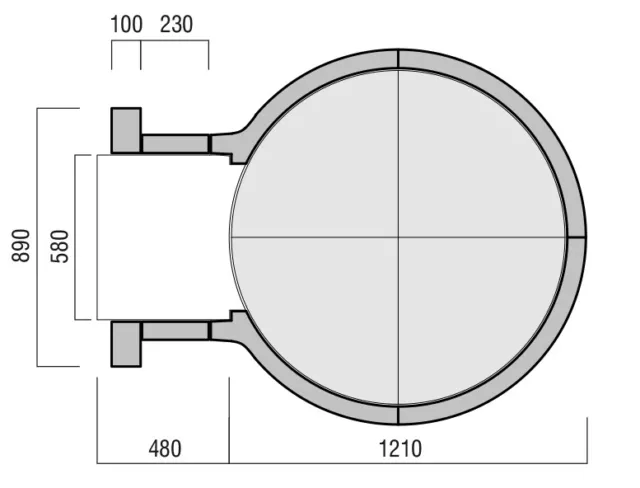 Four La Bois Produits Réfractaires Préfabriquée MOD.110 CM Pour Pizza Pain Sucre 2