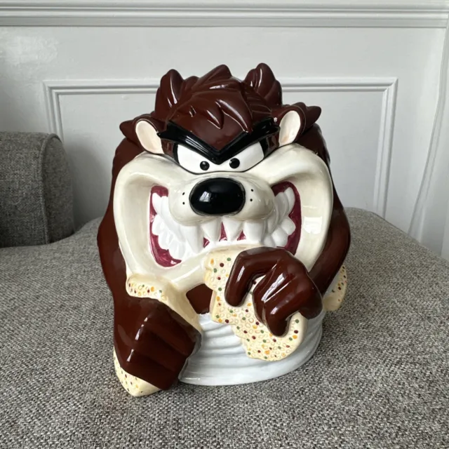 Vintage RARE WB Looney Tunes by Gibson Taz Tasmanian Devil Cookie Jar