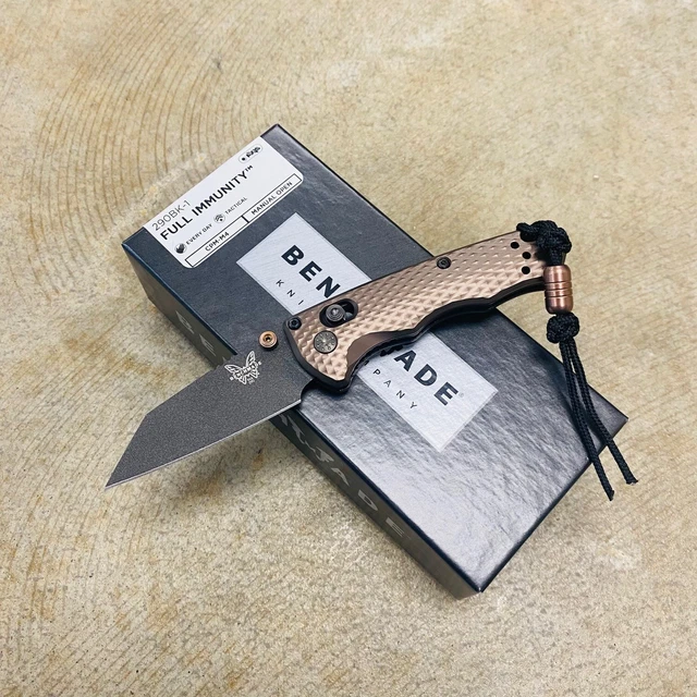 Benchmade 290BK Full Immunity 2.5" Flat Dark Earth CPM-M4 Black Cerakote Knife