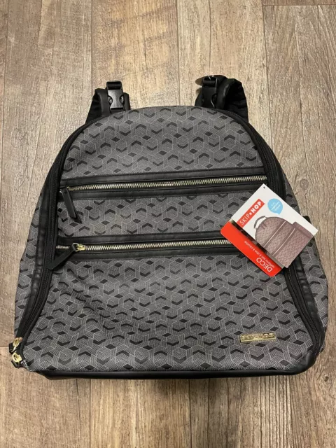 NEW Skip Hop Travel Diaper Bag Backpack Deco Forma Multi-Function Baby Jet Black