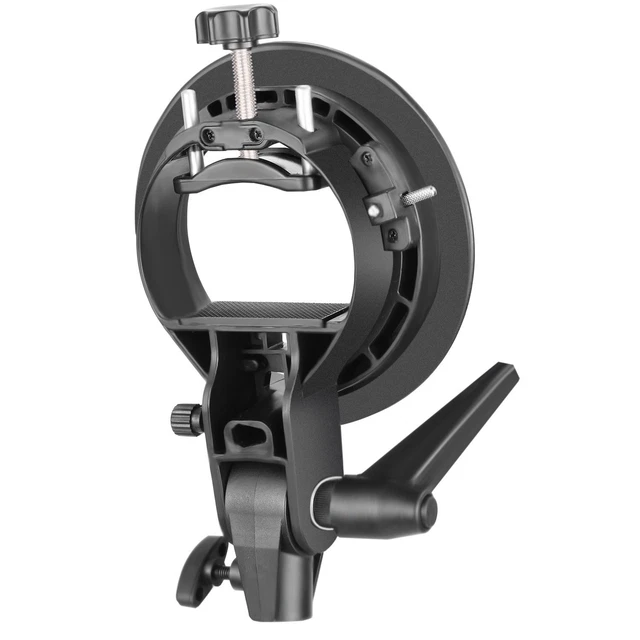 Speedlight Bracket Holder Mount Bowens Speedlite Flash Stand Adjust Softbox New