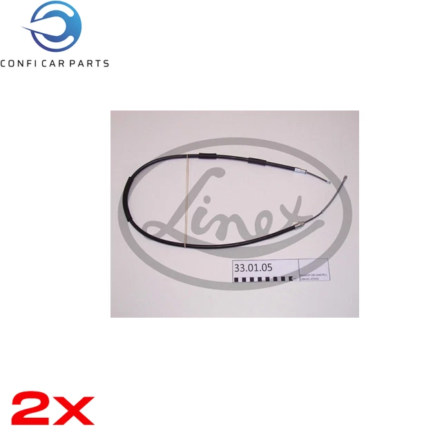 Handbremsseil Bremsseil Paar Hinten Linex 330105 2Pcs G Neu Oe Qualit�T