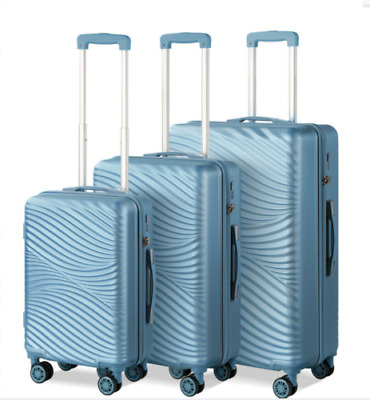 20/24/28" Luggage 3 Piece Set Suitcase Spinner Hardshell Lightweight TSA Lock