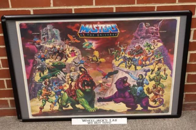 He-Man Poster 32 x 23 Masters of the Universe MOTU 1984 Mattel