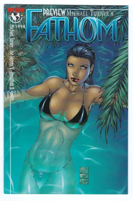 Fathom Preview Special Fathom 1st Appearance  NM  Michael Turner 1998