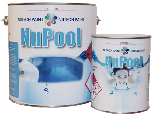 10 Litres - Nutech Nupool Epoxy Pool Paint - Colour Adriatic Blue