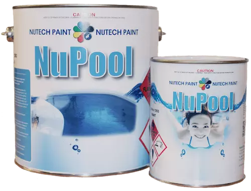 Nutech Nupool Epoxy Pool Paint - Mid  Blue 4 Litres