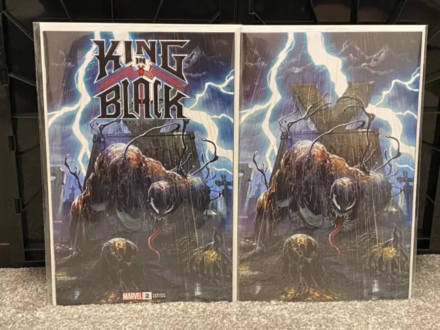 King In Black #2 Tyler Kirkham Virgin Variant Set, Knull, Venom, Marvel NM