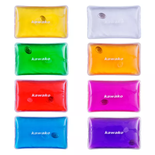 Taschenwärmer 8er Set Multicolor - Rechteck Matte - Handwärmer Heizpad Wärmepad