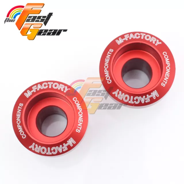 CNC Billet Red Racing Swingarm Spools Fit Yamaha YZF-R1 1999-2014 10 11 12 13 14