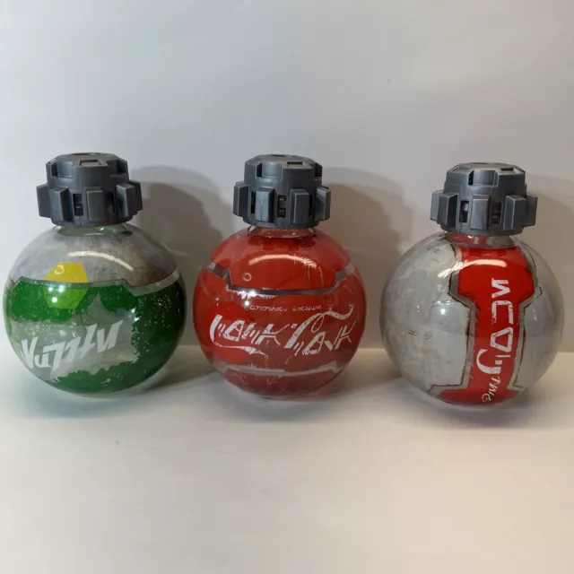 Disney Coca Cola Star Wars Galaxy's Edge Thermal Detonator Coke Bottle Set EMPTY