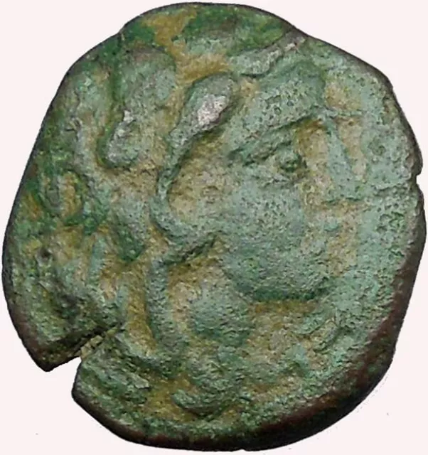 Lysimacheia in Thrace 309BC Ancient Greek Coin Young Hercules NIke  i33978