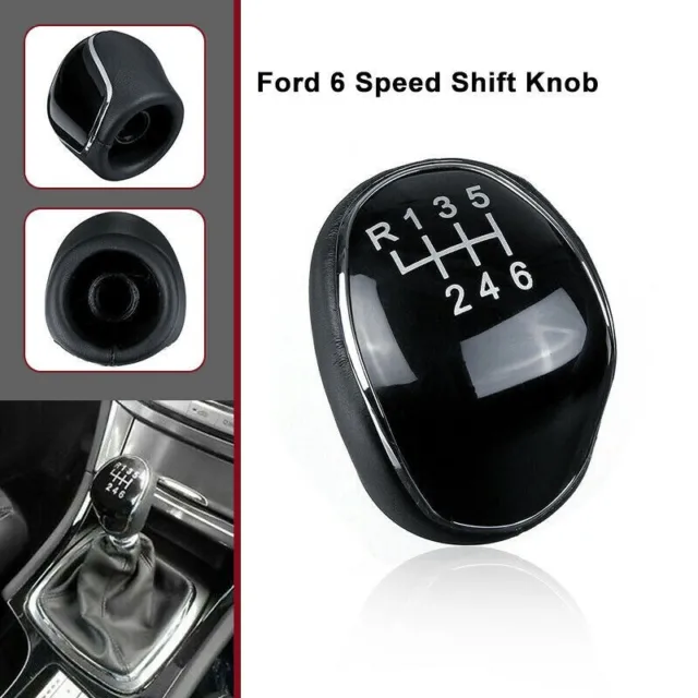 Easy to Install 6 Speed Gear Knob for Ford Focus SMax Mk4 CMax Mk2 Trans