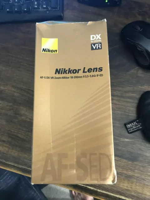 BOX & PACKAGING for GEN 1 Nikon  AF-S DX 18-200mm F/3.5-5.6G ED VR Lens NIKKOR