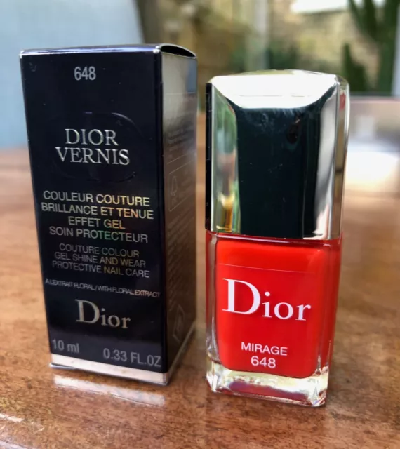 Dior LACK COUTURE NAGELFARBE GEL GLÄNZEN & TRAGEN IN MIRAGE 10ml BRANDNEU/VERPACKT