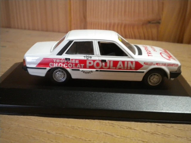 Voiture Miniature 1 43 Publicitaire Tour De France TOUR DE FRANCE VOITURE CHOCOLAT POULAIN caravane publicitaire 1983 1/43