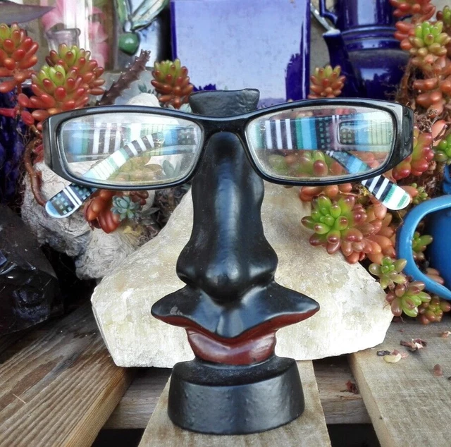 Porte-lunettes En Fonte Style Salvador Dali - Modèle C11, Finition Cuivrée - Occasion