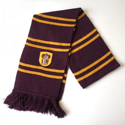 For Harry Potter Fans Gryffindor Thicken Scarf Soft Warm Costume Cosplay Xmas