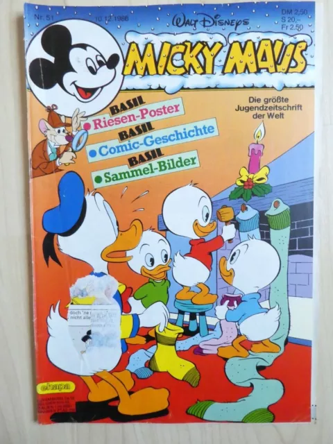 Walt Disneys Micky Maus Heft Nr. 51 vom 10.12.1986