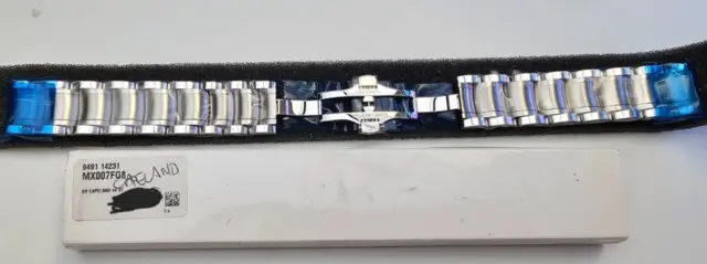 Baume et Mercier "MX007FQ8" 21 mm Stainless Steel Bracelet  NOS