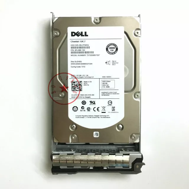 Dell F617N 0F617N ST3300657SS 300GB 15K 6G 3.5" SAS HDD HARD DRIVE