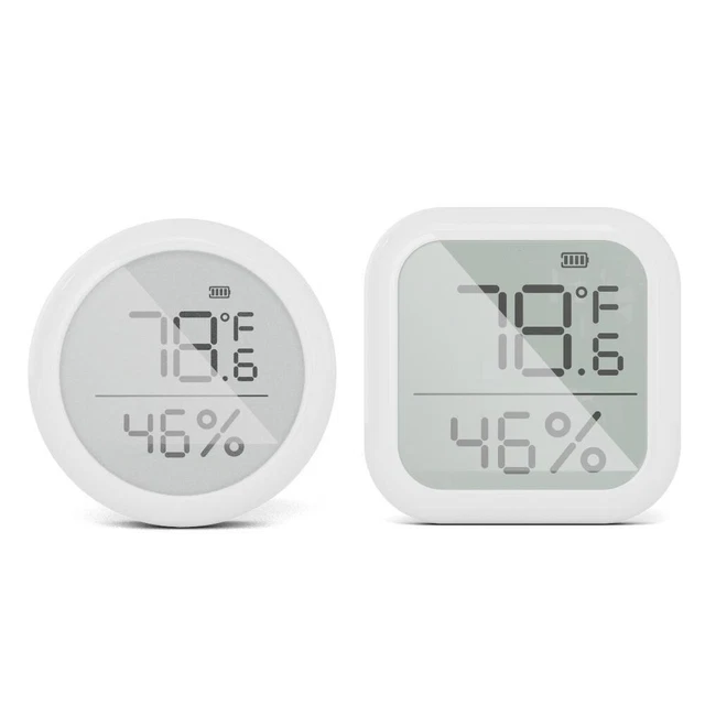 ZigBee Sensori di umidità temperatura intelligenti confezione da 2 per monitoraggio controllato app
