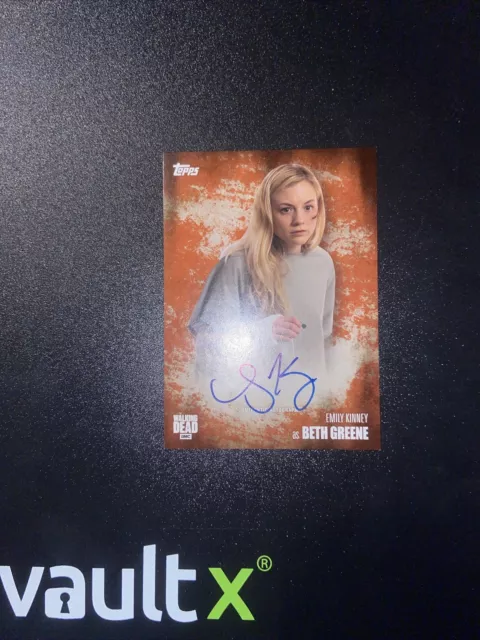 The Walking Dead Trading Card Season 5 : Beth Greene 11/99 Autograph