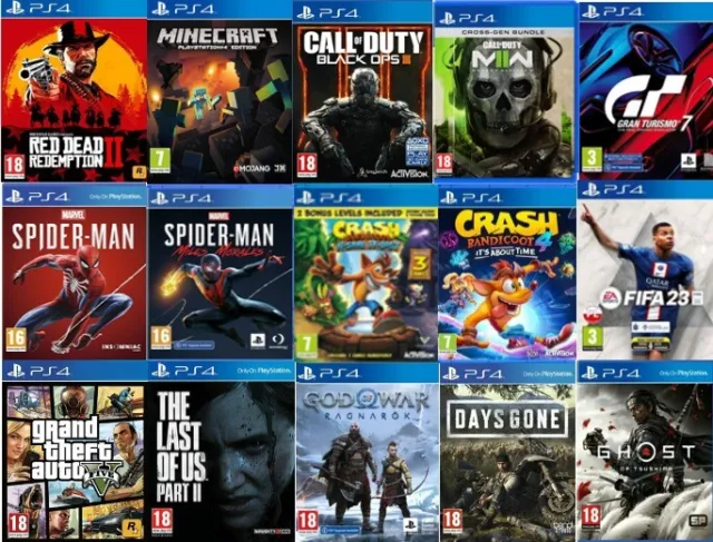 PS4 Games Buy 1 or Bundle up - Brand New - Super Fast Delivery