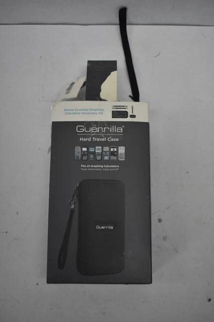 Guerrilla Hard Travel Case For Graphing Calculators w Bonus Accessories