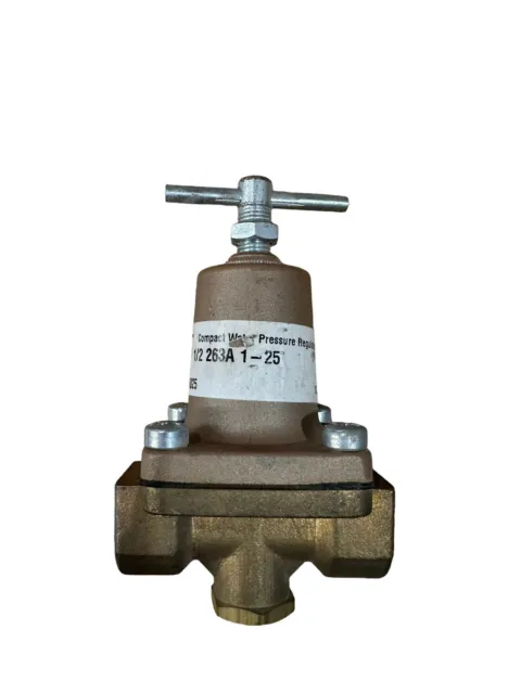 Watts 1/2 LF263A 1-25 3-Way Water Pressure Regulator, 1-25psi, 1/2"NPT (C2)