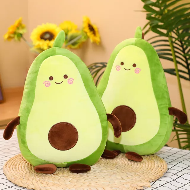40cm Avocado Plush Pillow Toy Fruit Vegetable Soft Stuffed Doll Kids Toy Gifts