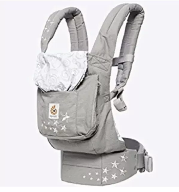 Ergobaby baby carrier Bundle of Joy Galaxy Gray front, back, hip carry & hooded