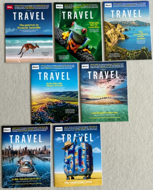 Which? Travel Magazine Back Issues - Various From 2023 & f2023 (Exc Condition)