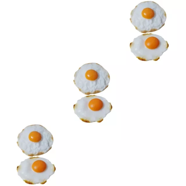 6 Pcs Omelette-Modell Kitchen Accessories Küchen Zubehör Requisiten