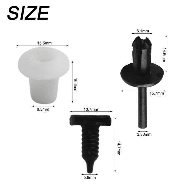 Land Rover Defender Door Card Clip & Stud Set – Genuine-Style Fit For BBK2809