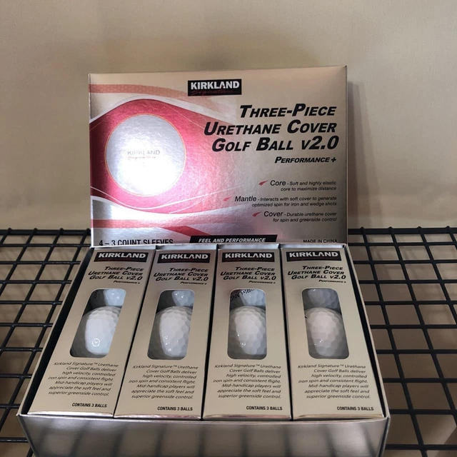 COSTCO KIRKLAND SIGNATURE 3 Piece Urethane Golf Ball v2.0 1 Dozen 12